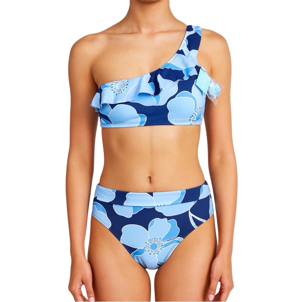 Draper James Blue Floral Bikini